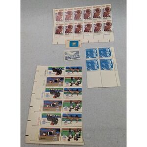 USPS Vintage Postage Stamp Lot  15c Will Rogers RFK Olympics Excellent 1980s